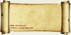 Jasna Ćatić vizit kartica